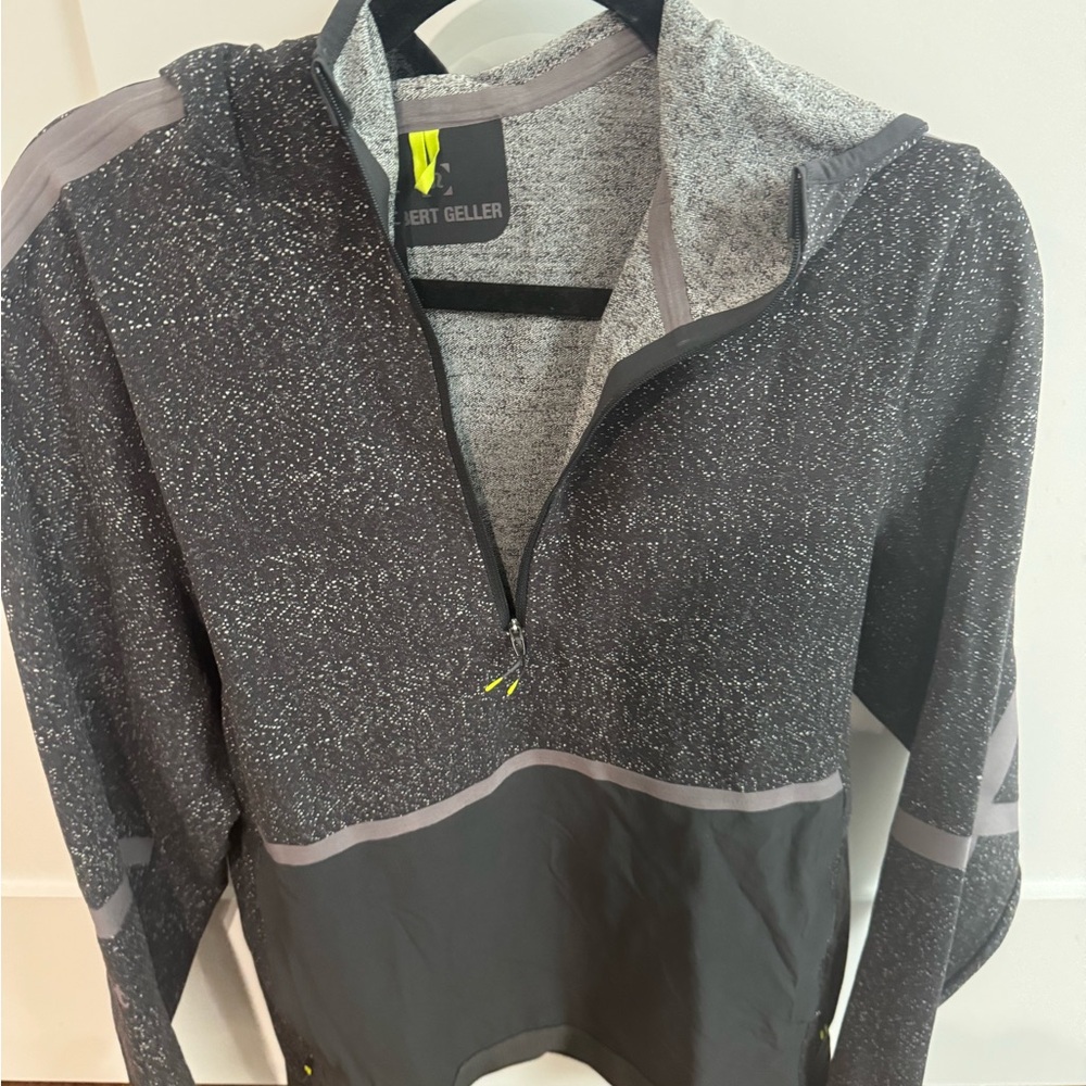 Lululemon x Robert Geller Charcoal Zip-Up Sweater